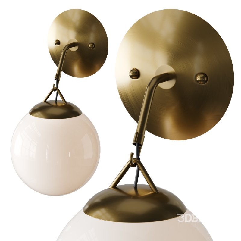 Hooked Globe Sconce Image 8