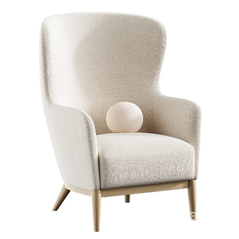alva wingback accent chair Image 7
