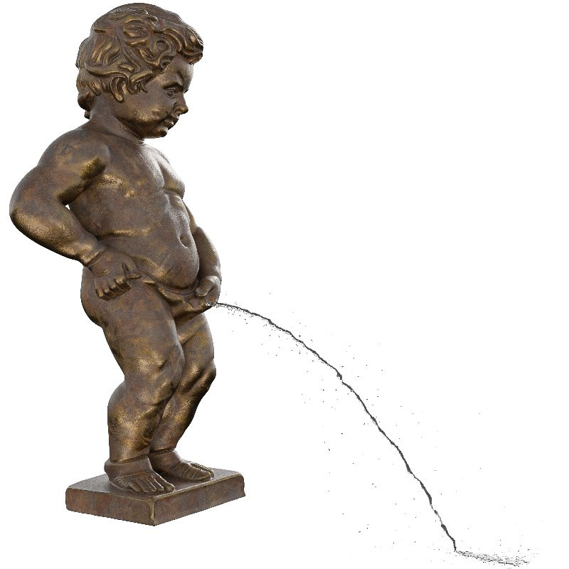 Manneken Pis Statue of a Boy Peeing Image 2