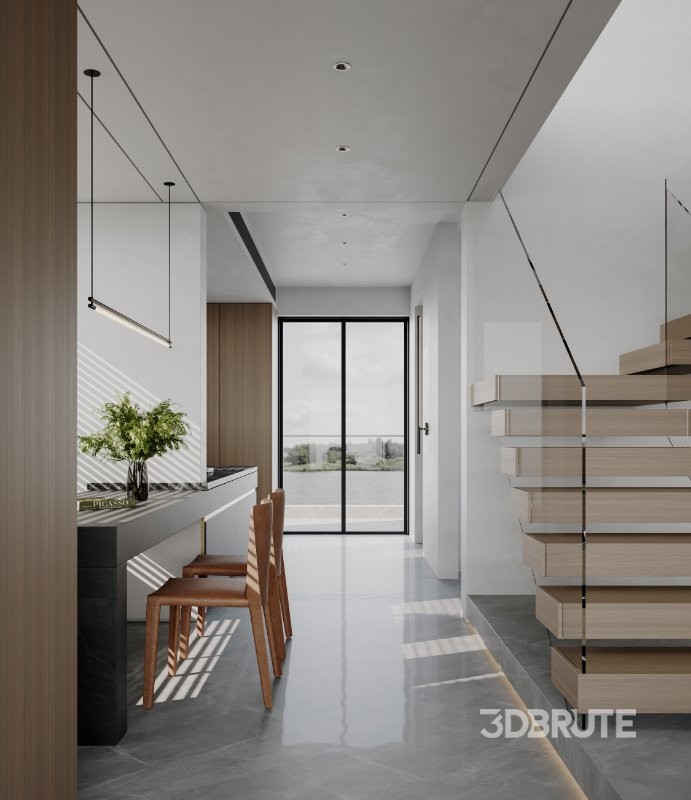 Modern living and dining room Image 2