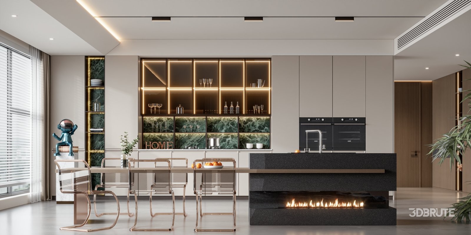 Modern dining room Image 1