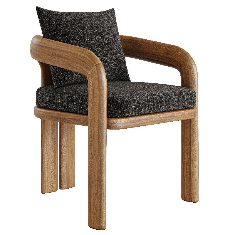 Chloe Teak Dining Chair Image 3