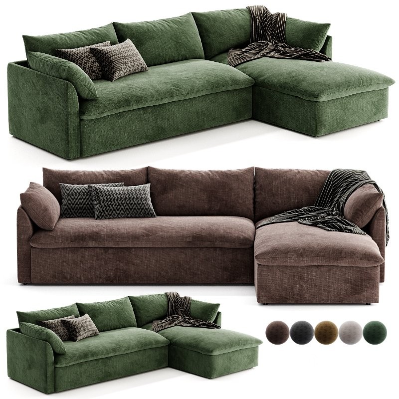 Shelter 2 Piece Sleeper Sectional Storage Chaise Image 4