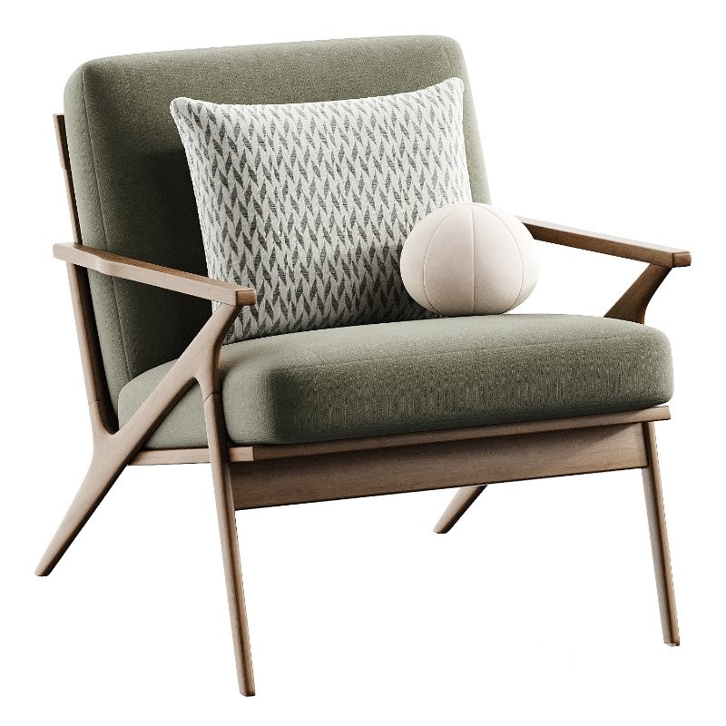 cavett wood frame chair Image 3