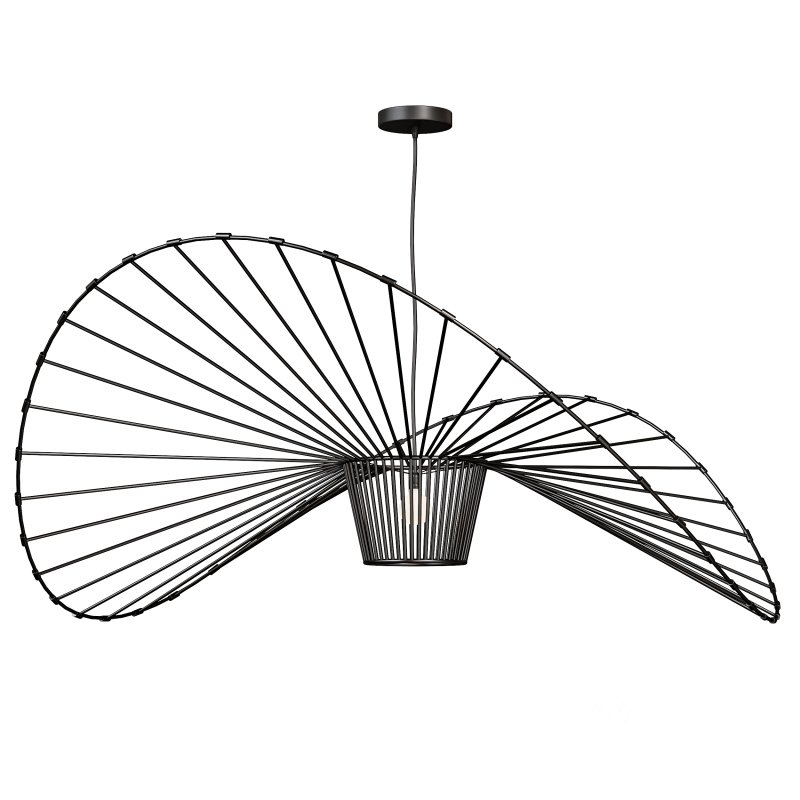 Handmade Bamboo Woven Vertigo Pendant Lamp Light Image 1