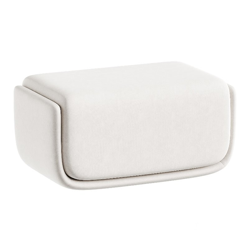 basket pouf black Image 2