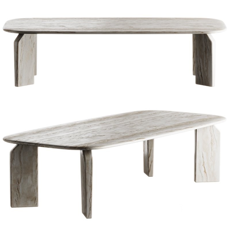 Giotto Rectangular Table by Exteta Image 7