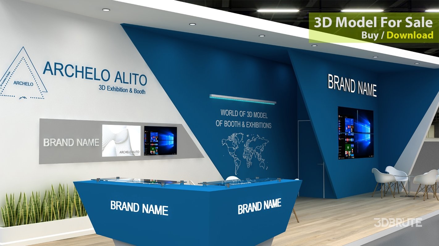 stall 3d model Image 2