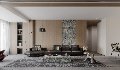 Modern living room and dining room interior scene - Thumbnail 1