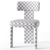 Isadora Isabelline White Fabric Dining Chair - Thumbnail 7