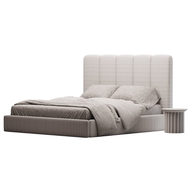 Palani Boucle Bed Cream Image 2