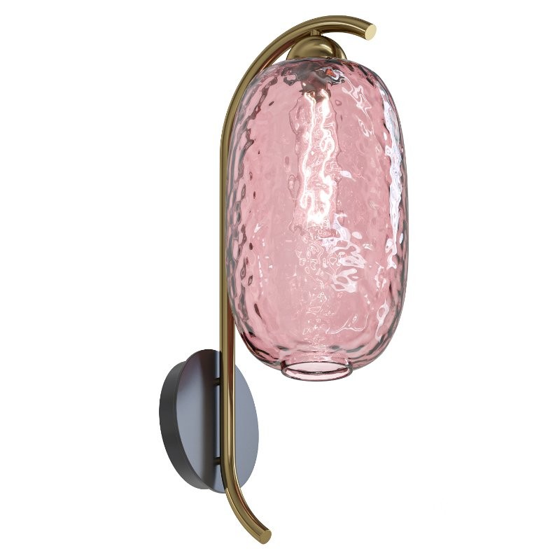 Warm White Brass 11 Inch LED Wall Image 1