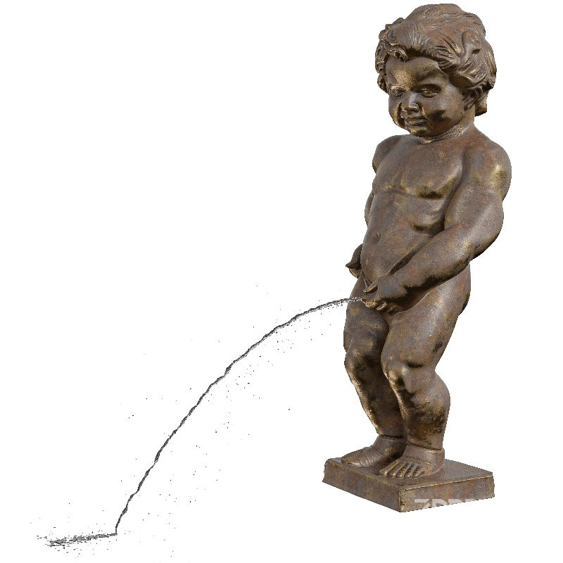 Manneken Pis Statue of a Boy Peeing Image 4