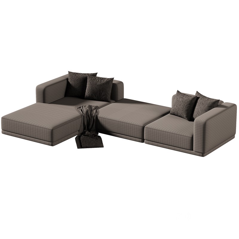 Hesser modular corner sofa by skdesign Image 3