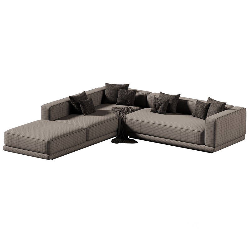 Corner sofa Minotti Horizonte Modular Sofa Image 4