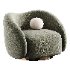 swivel armchair diego - Thumbnail 1