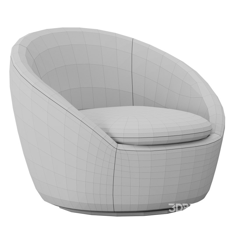 Cozy Swivel Chair By westelm Image 2