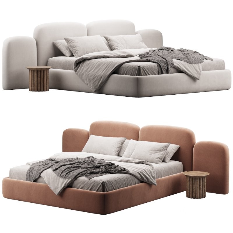 Queen Modern Odasi Takimi Bed by Evmoda Image 1