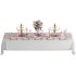 Luxury Pink & Gold Dining Table Decor Wedding Banquet 3D Model - Thumbnail 3