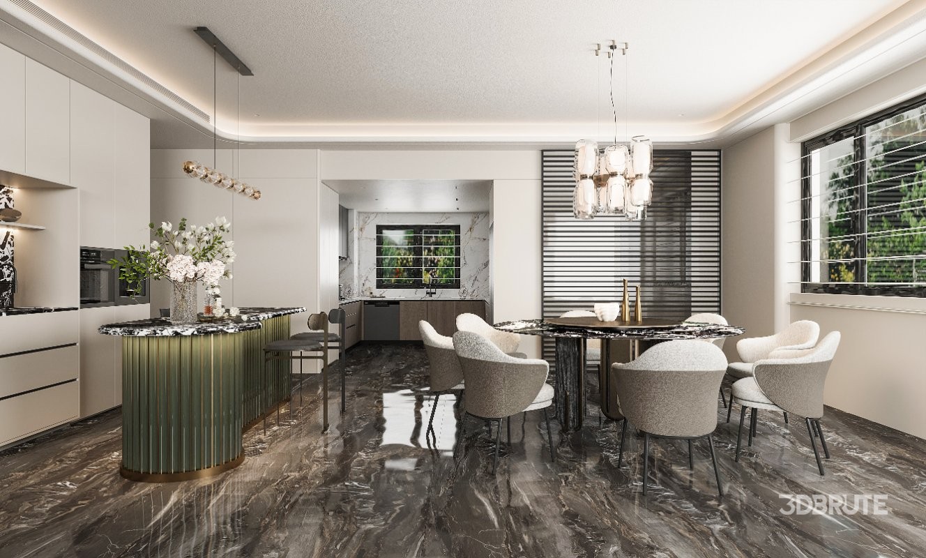 modern dining room Image 1