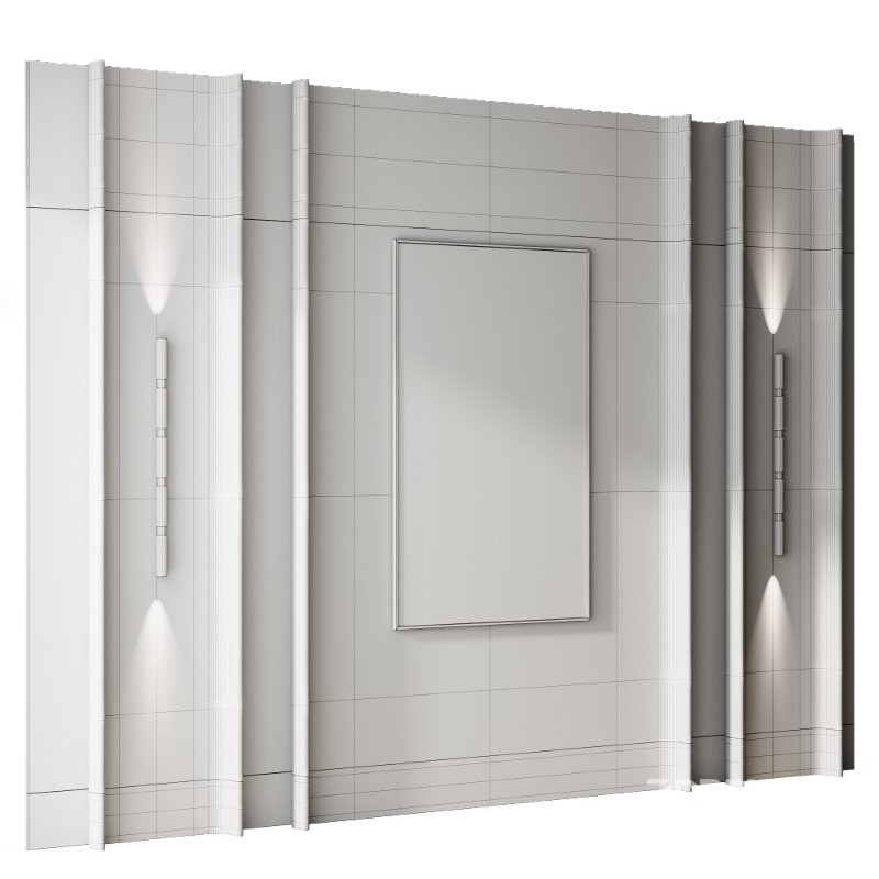 Art Wall Panel with Lighting Image 3