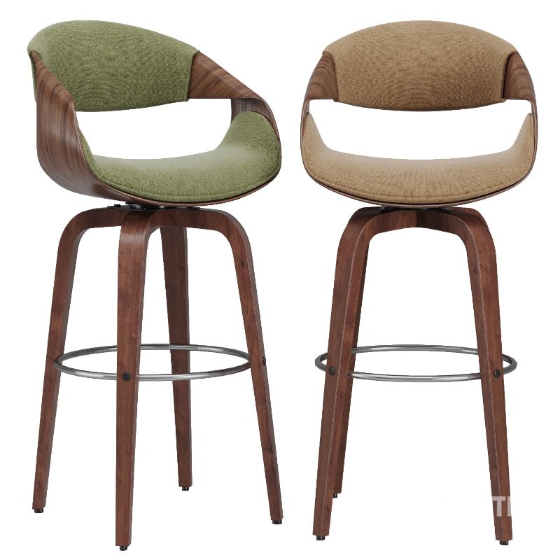 Mid Century Swivel Saddle Seat Image 5