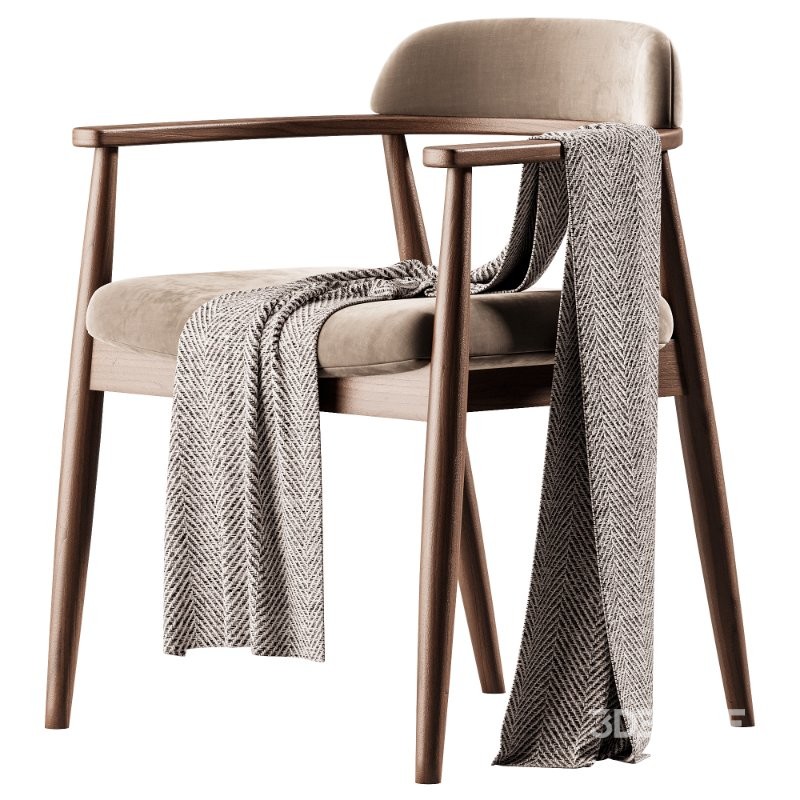 Walnut Dining Chair Image 1