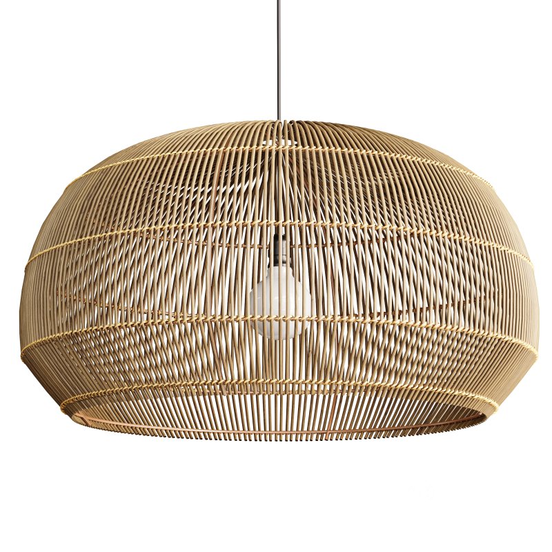 Nordic Chandelier Bamboo Hanging Lamps Image 5