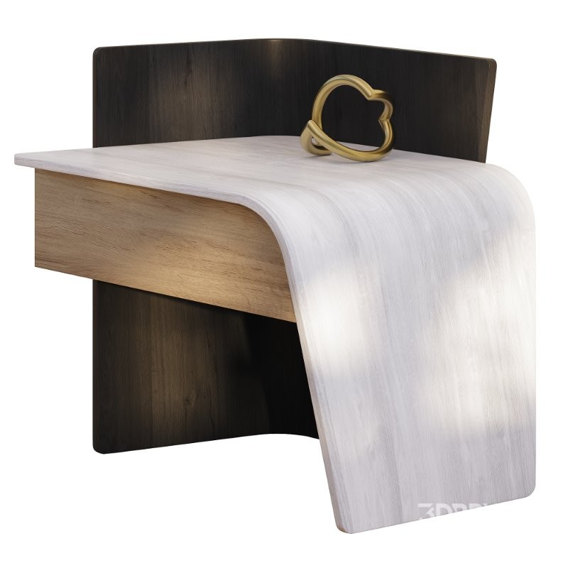 Wingy Bedside Table Image 3