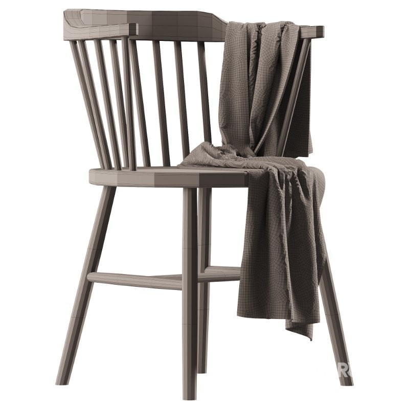 Handgefertigter Stuhl J18 aus Buchenholz Image 3