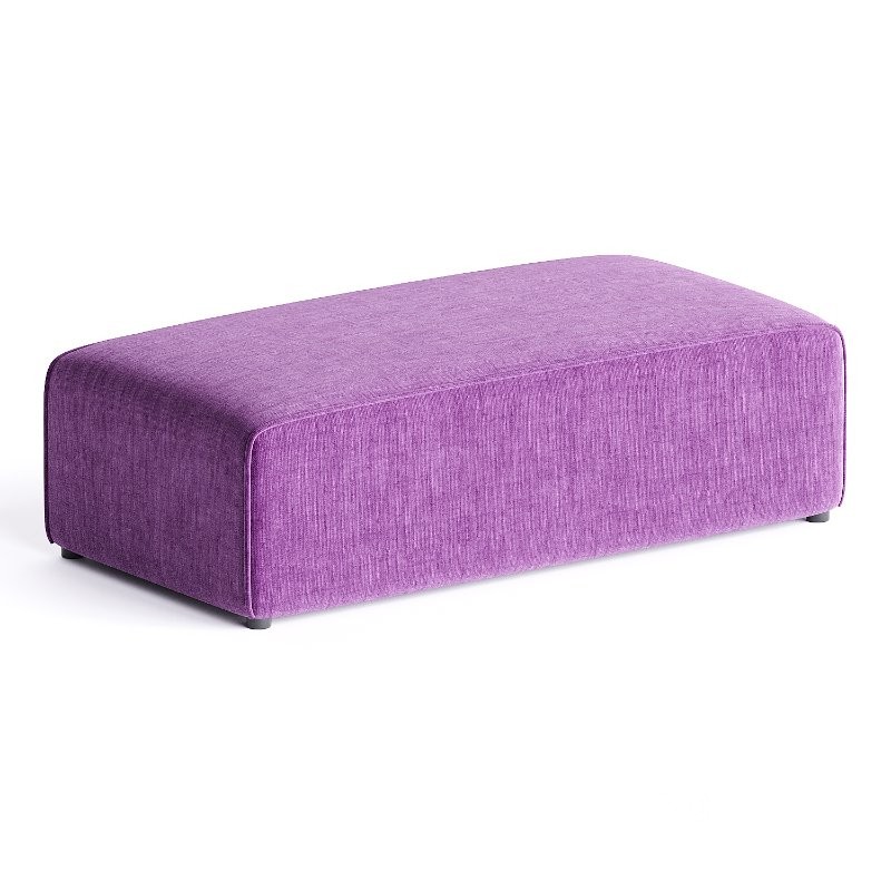 megeve fabric pouf Image 1