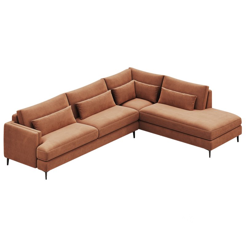 Sumner Two-Piece Bumper Sectional By Arhaus Image 3