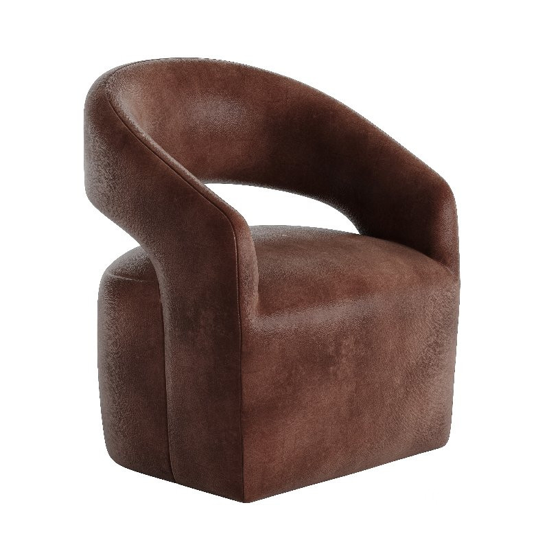 Barrow Rolling Dining Chair White Mist Image 2