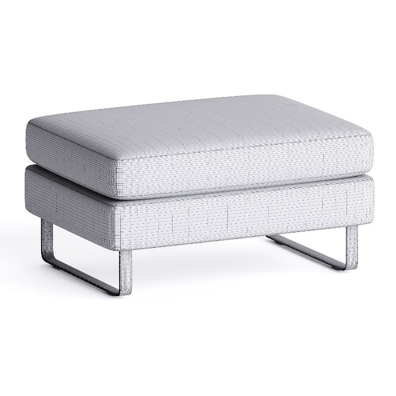 elegance fabric pouf Image 3