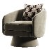 ROCITY Barrel Swivel Accent Chair - Thumbnail 2