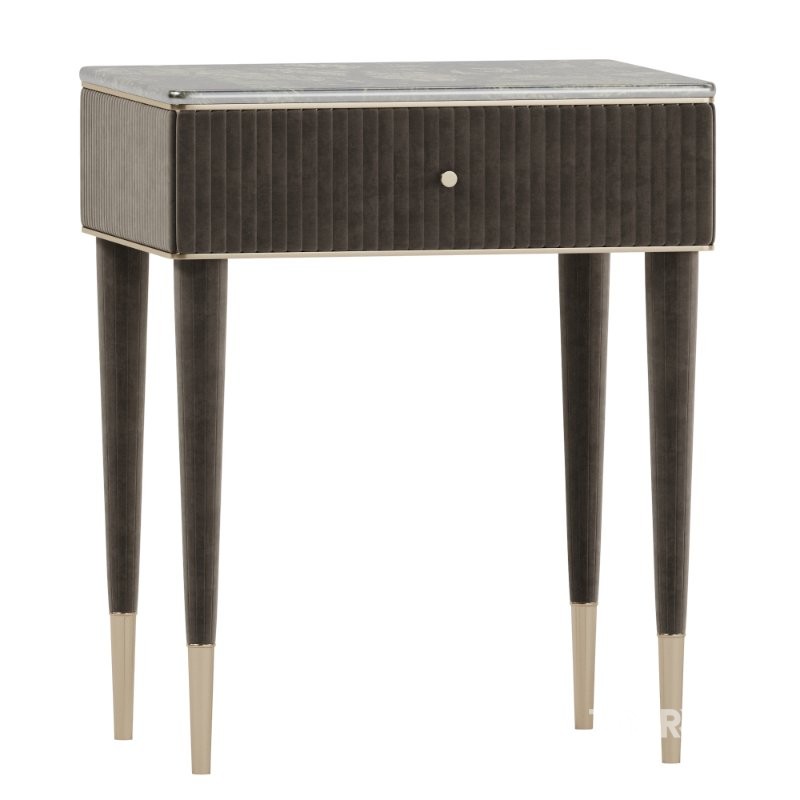 Volpi AUGUSTA Bedside Table with Drawers Image 3