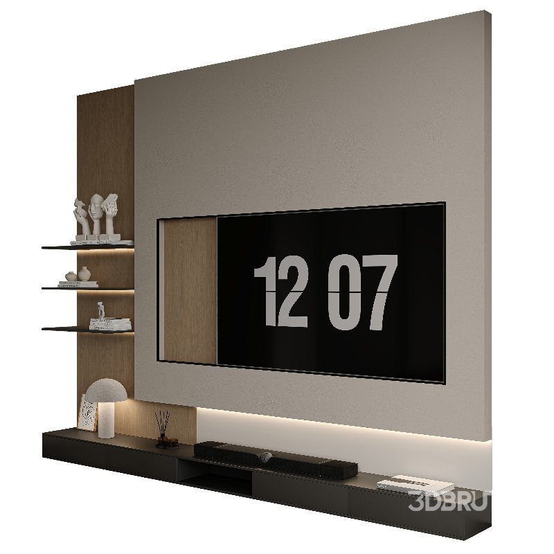 TV Wall-Set 07 Image 1