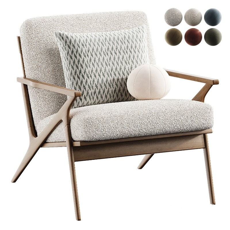 cavett wood frame chair Image 1