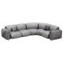 Colle Sectional Sofa With Corner On Right Side By Natuzzi - Thumbnail 3