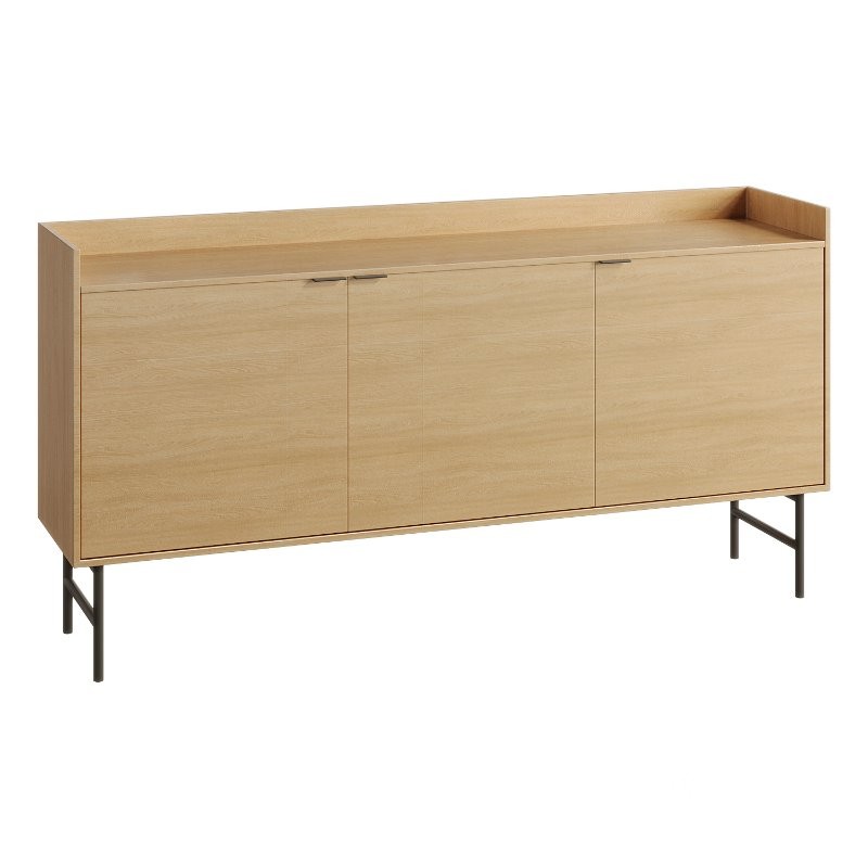 Volga oak 3door sideboard Image 1