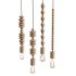 Nordic Wooden Geometric Beads Pendant Lamp - Thumbnail 2