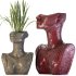 Woman Sculpture Pot Planter - Thumbnail 3