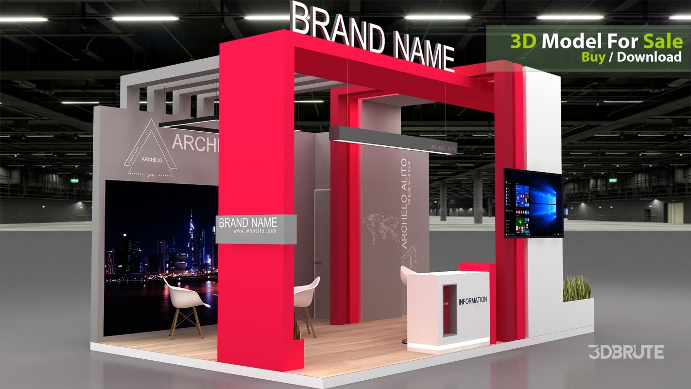 booth 3d design Image 3