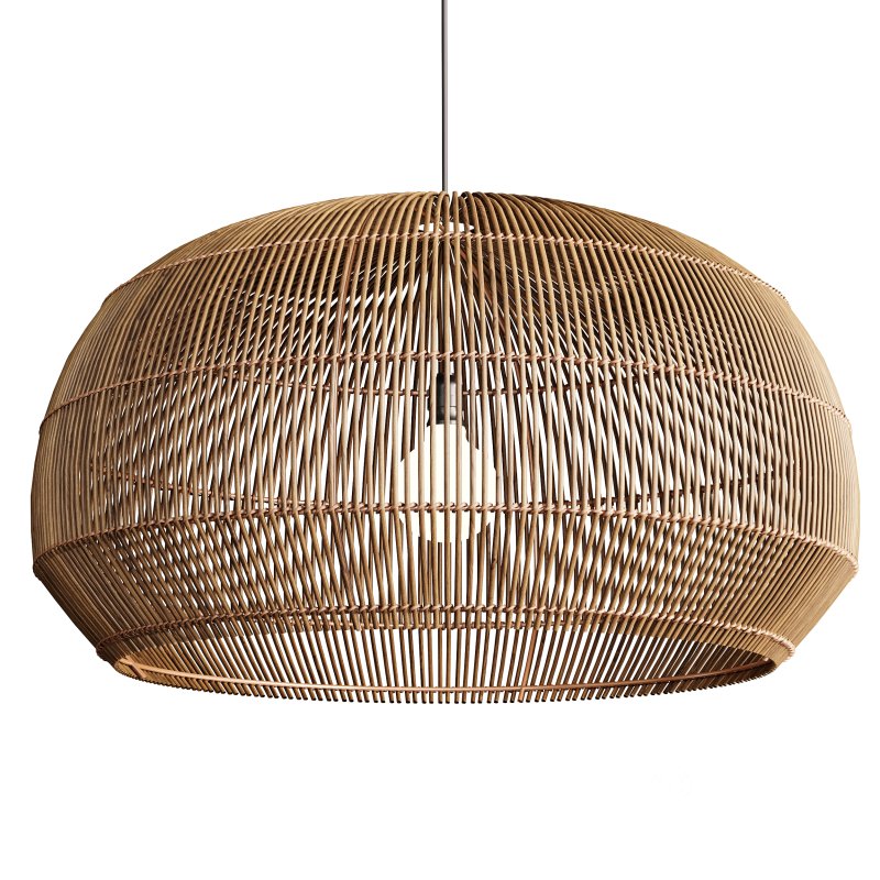 Nordic Chandelier Bamboo Hanging Lamps Image 6