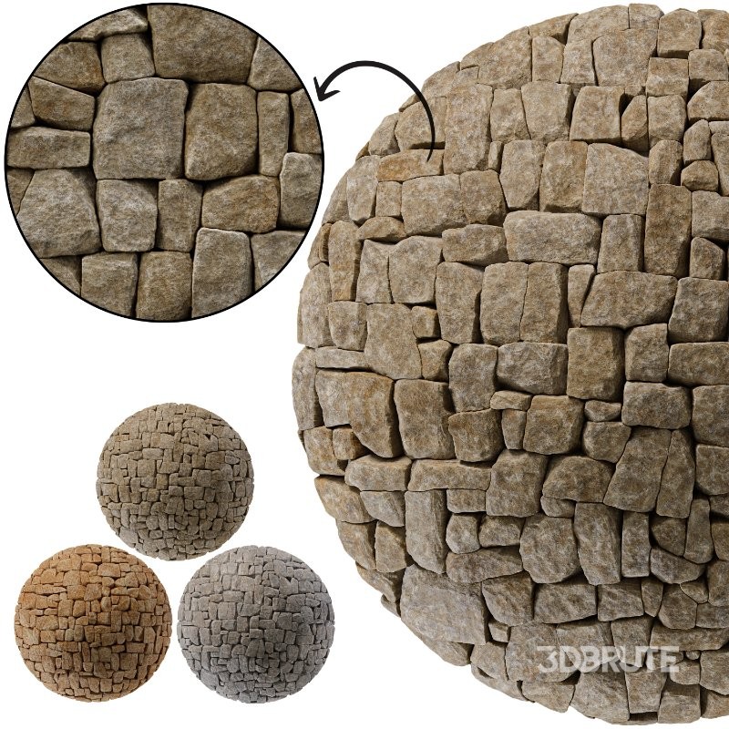 Stone Wall 32 (Seamless) Image 1