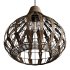 Retro Coffee Bamboo Rattan Pendant Light - Thumbnail 6