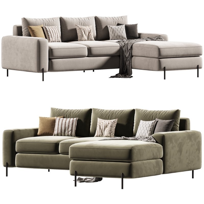 Corner sofa Haring Soft Terra Image 1