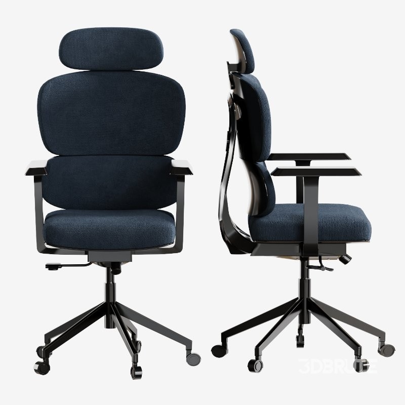 Luxury modern office chairs 4D Image 2