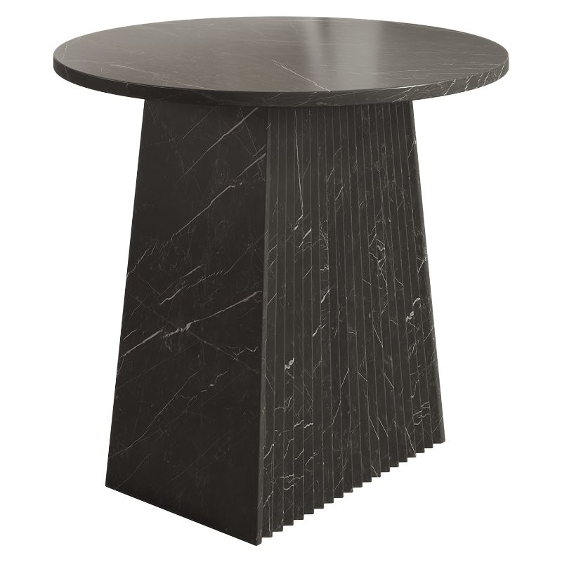 Round marble coffee table Wayne Image 1