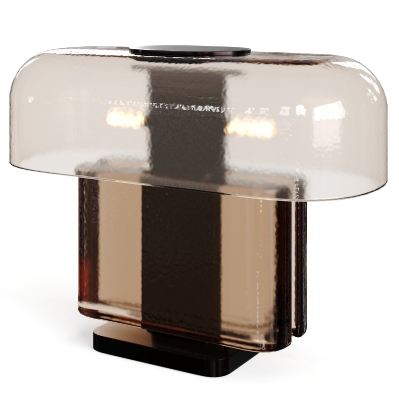 ESCA Glass Table Lamp by R HUGHES Image 5